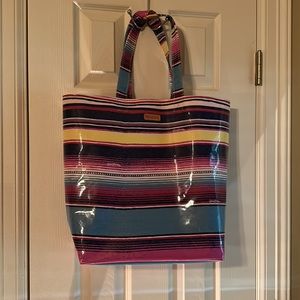 Consuela multi colored/striped tote!